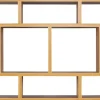 WOHNLING Spaanplaat Wandplank 8 850 x 160 x 475 mm Bruin Beuken